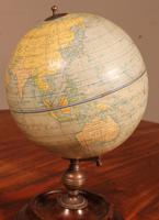 English Globe With Its Wooden Base - Early 20th Century (3 of 7) English Globe With Its Wooden Base - Early 20th Century (3 of 7)