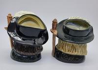 A Pair of Small Royal Doulton Musketeer Toby Jugs (6 of 9) A Pair of Small Royal Doulton Musketeer Toby Jugs (6 of 9)
