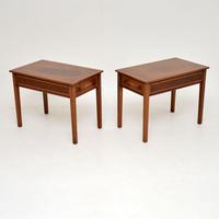 Pair of Antique Inlaid Mahogany Side Tables (2 of 12) Pair of Antique Inlaid Mahogany Side Tables (2 of 12)