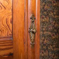 Antique Wardrobe, English, Pitch Pine, Closet, Dressing Mirror, Victorian c.1900 (9 of 12) Antique Wardrobe, English, Pitch Pine, Closet, Dressing Mirror, Victorian c.1900 (9 of 12)