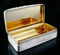 Antique Sterling Silver Snuff Box - From Boy to Grandpa - Birmingham 1836