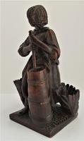 Pair of Swiss Black Forest Carved Figures, Pipe Rest & Match Holder c.1890 (12 of 19) Pair of Swiss Black Forest Carved Figures, Pipe Rest & Match Holder c.1890 (12 of 19)