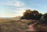 A Sussex Downland Scene' an Oil Painting by Arthur Gilbert Circa 1880 (2 of 2) A Sussex Downland Scene' an Oil Painting by Arthur Gilbert Circa 1880 (2 of 2)