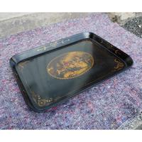 Regency Oblong Lacquered & Painted Tray (5 of 6) Regency Oblong Lacquered & Painted Tray (5 of 6)