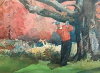 Leland Gustavson R.W.S Original Sporting Golfer Watercolour Painting (9 of 12) Leland Gustavson R.W.S Original Sporting Golfer Watercolour Painting (9 of 12)