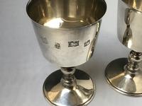 Excellent Pair of Solid Silver Goblets (6 of 6) Excellent Pair of Solid Silver Goblets (6 of 6)