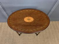 Fine Quality Oval Inlaid Mahogany Occasional Table (9 of 16) Fine Quality Oval Inlaid Mahogany Occasional Table (9 of 16)