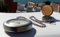 Victorian Solid Silver Omega Gurzelen Pocket Watch & Solid Silver Albert Chain (2 of 8) Victorian Solid Silver Omega Gurzelen Pocket Watch & Solid Silver Albert Chain (2 of 8)