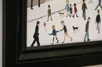 Naive Industrial Street Scene Oil on Board by Walker Scott (8 of 9) Naive Industrial Street Scene Oil on Board by Walker Scott (8 of 9)
