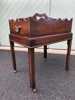 Antique Mahogany Tray on Stand (6 of 6) Antique Mahogany Tray on Stand (6 of 6)