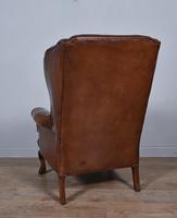 Antique Leather Wing Chair (3 of 6) Antique Leather Wing Chair (3 of 6)
