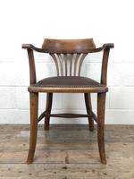 Pair of Early 20th Century Oak & Leather Desk Chairs (8 of 10) Pair of Early 20th Century Oak & Leather Desk Chairs (8 of 10)