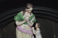 19th Century Staffordshire Figure of a Mother Praying with her Child (3 of 5) 19th Century Staffordshire Figure of a Mother Praying with her Child (3 of 5)