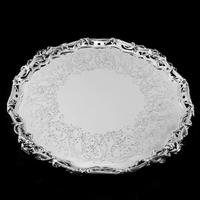 Exceptional Large Solid Sterling Silver Victorian Salver/tray/platter 47cm with Cast Border - Hunt & Roskell - Storr Mortimer & Hunt (5 of 29) Exceptional Large Solid Sterling Silver Victorian Salver/tray/platter 47cm with Cast Border - Hunt & Roskell - Storr Mortimer & Hunt (5 of 29)