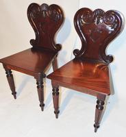 Pair of Regency Mahogany Hall Chairs (5 of 7) Pair of Regency Mahogany Hall Chairs (5 of 7)