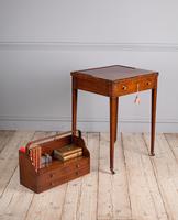 George III mahogany ladies writing desk or 'cheveret' (9 of 9) George III mahogany ladies writing desk or 'cheveret' (9 of 9)