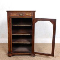 Music Cabinet Glazed Inlaid Walnut 19th Century (2 of 10) Music Cabinet Glazed Inlaid Walnut 19th Century (2 of 10)