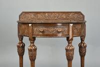 Demi Lune Carved Oak Hall Table (3 of 5) Demi Lune Carved Oak Hall Table (3 of 5)