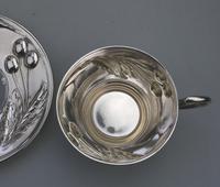 Eduard Friedman - Extremely Rare 800 Solid Silver Vienna Cup & Saucer 1900 (10 of 15) Eduard Friedman - Extremely Rare 800 Solid Silver Vienna Cup & Saucer 1900 (10 of 15)