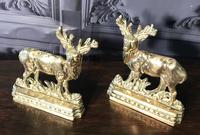 Pair of Victorian Cast Brass Stags (3 of 9) Pair of Victorian Cast Brass Stags (3 of 9)