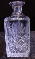 Vintage Cut Glass Square Decanter (6 of 7) Vintage Cut Glass Square Decanter (6 of 7)