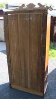 1920's Mirrored 1 Door Burr Walnut Wardrobe with Drawer (4 of 4) 1920's Mirrored 1 Door Burr Walnut Wardrobe with Drawer (4 of 4)