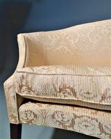 Elegant Early 20th Century Oval Backed Sofa of Hepplewhite Design (5 of 5) Elegant Early 20th Century Oval Backed Sofa of Hepplewhite Design (5 of 5)