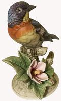 A Porcelain figure of a Paula Warbler by Andrea by Sadek. (6 of 6) A Porcelain figure of a Paula Warbler by Andrea by Sadek. (6 of 6)