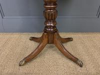 19th Century Flame Mahogany Lamp Table (8 of 10) 19th Century Flame Mahogany Lamp Table (8 of 10)