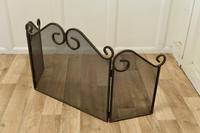 Folding Wrought Iron Fire Guard for Inglenook Fireplace (3 of 5) Folding Wrought Iron Fire Guard for Inglenook Fireplace (3 of 5)