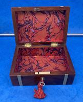 Georgian Solid Mahogany Brassbound Miniature Campaign Box (8 of 9) Georgian Solid Mahogany Brassbound Miniature Campaign Box (8 of 9)