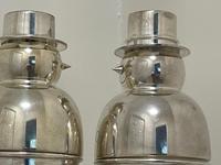 Pair of Decorative Art Deco Style Silver Snowmen Cocktail Shakers (17 of 42) Pair of Decorative Art Deco Style Silver Snowmen Cocktail Shakers (17 of 42)
