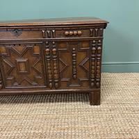 17th Century Oak Geometric Moulded Antique Coffer (3 of 7) 17th Century Oak Geometric Moulded Antique Coffer (3 of 7)