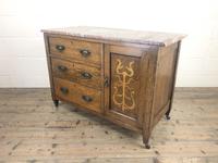 Antique Oak Arts & Crafts Marble Top Cupboard (10 of 12) Antique Oak Arts & Crafts Marble Top Cupboard (10 of 12)