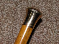 Antique Hallmarked 1918 - 9 Carat Gold Umbrella by Kendall with Black Canopy (13 of 17) Antique Hallmarked 1918 - 9 Carat Gold Umbrella by Kendall with Black Canopy (13 of 17)