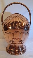 19th Century Polished Copper Helmet Coal Scuttle (3 of 4) 19th Century Polished Copper Helmet Coal Scuttle (3 of 4)
