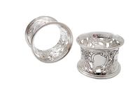 Pair of Antique Edwardian Sterling Silver 'Animals' Napkin Rings in Case 1902 (7 of 10) Pair of Antique Edwardian Sterling Silver 'Animals' Napkin Rings in Case 1902 (7 of 10)