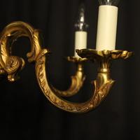 French Gilded Bronze 5 Light Antique Chandelier (6 of 6) French Gilded Bronze 5 Light Antique Chandelier (6 of 6)