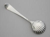 George III Provincial Silver Salt Spoon by Thomas Eustace, Exeter c.1780 (9 of 9) George III Provincial Silver Salt Spoon by Thomas Eustace, Exeter c.1780 (9 of 9)