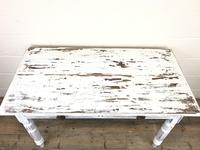 Distressed White Painted Victorian Pine Table (6 of 8) Distressed White Painted Victorian Pine Table (6 of 8)