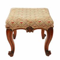Victorian Walnut Cabriole Leg Stool (2 of 7) Victorian Walnut Cabriole Leg Stool (2 of 7)