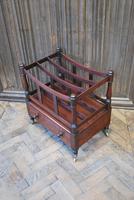 Georgian Mahogany Canterbury / Magazine Rack (3 of 7) Georgian Mahogany Canterbury / Magazine Rack (3 of 7)