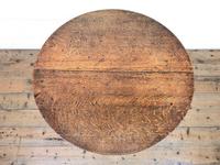 Early 19th Century Antique Oak Pillar Table (6 of 7) Early 19th Century Antique Oak Pillar Table (6 of 7)