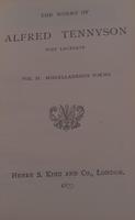 Alfred Tennyson in thirteen volumes, London 1877 (2 of 2) Alfred Tennyson in thirteen volumes, London 1877 (2 of 2)