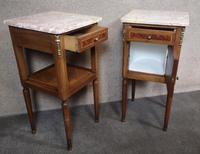 Pair of French Inlaid Mahogany Bedside Cupboards / Night Stands (5 of 14) Pair of French Inlaid Mahogany Bedside Cupboards / Night Stands (5 of 14)