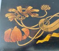 Superb Art Nouveau Pen & Ink Decorated Box (9 of 10) Superb Art Nouveau Pen & Ink Decorated Box (9 of 10)