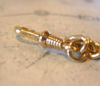 Vintage Pocket Watch Chain 1970s 10ct Rolled Gold Albert With Dog Clip & T Bar (10 of 12) Vintage Pocket Watch Chain 1970s 10ct Rolled Gold Albert With Dog Clip & T Bar (10 of 12)