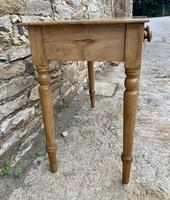 Antique Pine Side Table with Drawer (5 of 14) Antique Pine Side Table with Drawer (5 of 14)