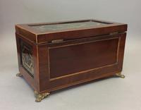 Early 19th Century Eglomise & Mahogany Caddy (2 of 4) Early 19th Century Eglomise & Mahogany Caddy (2 of 4)