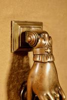 Interesting Bronze Door Knocker in the Shape of a Hand (3 of 8) Interesting Bronze Door Knocker in the Shape of a Hand (3 of 8)